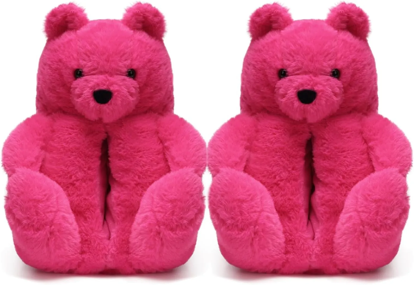 Women's Teddy Bear Slippers Mom Gift Slippers Cozy Women Fuzzy Indoor House Shoes Fun Costume for Adults Cute Animal Slides for Women Her Birthday Valentine's Gift Ideas