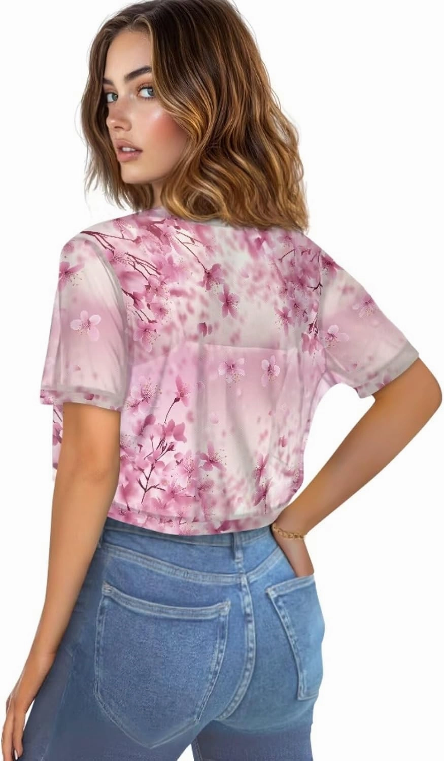 Womens Short Cardigan, Breathable Chiffon Casual Summer Skirts Soft Sheer Shrug, Beach Vacation Clothes