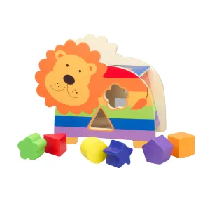 Wooden Lion Shape Sorter