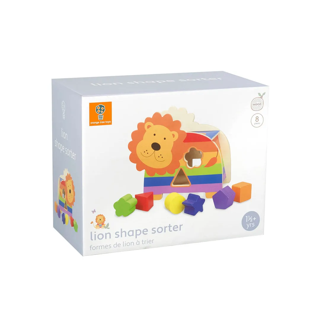 Wooden Lion Shape Sorter