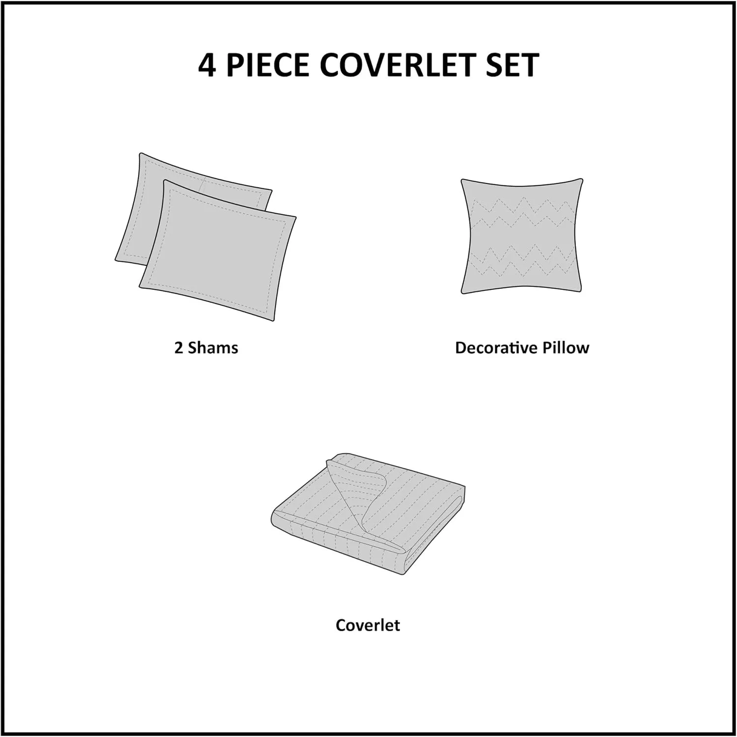 Woolrich Reversible Quilt Cabin Lifestyle Design - All Season, Breathable Coverlet Bedspread Bedding Set, Matching Shams, Oversized Full/Queen, Twin Falls Bear Brown/Blue 4 Piece