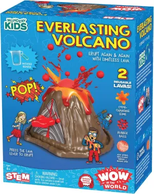Wow in The World Everlasting Volcano | Erupt Your Volcano Again & Again, Slime Lava, Rubber Lava Rocks, Companion Audio Content, Bonus Reusable Science Tool, STEM Toy for Kids 4  by Thames & Kosmos