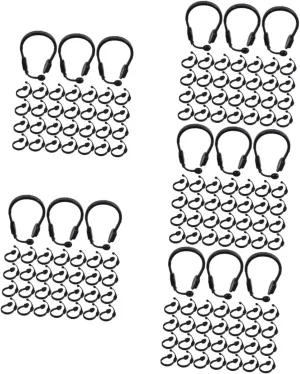 YARNOW 5sets 100pcs Miniature Simulated Earphone Doll Dressing Props Fittings for Dollhouse Accessories for Decoration 100pcs*5