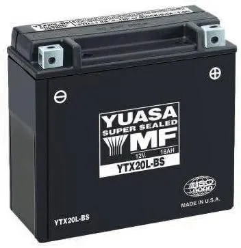 Yuasa YUAM3RH4L YTX14L-BS Battery, Multi-Colored