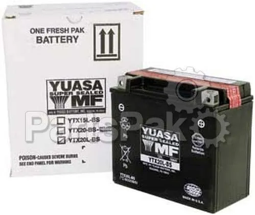 Yuasa YUAM3RH4S (PLT-144); Sealed Battery Ytx14-Bs