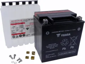 Yuasa YUAM6230X YIX30L-BS Maintenance Free YIX Battery with Acid pack