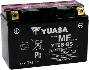 Yuasa YUAM629B4 YT9B-BS Battery, Multi-Colored