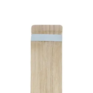 Zala Tape-In Human Remy Hair Extensions - Natural, Silky & Straight Discreet Tape in Extensions - Blend Easy into Natural Hair - 20 Piece Bundle, in Beachy Blonde (62g / 24 inch)