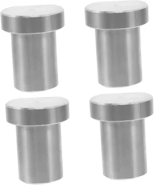 Zerodeko 20mm Metal Workbench Positioning Plug 4pcs Reusable Dog Hole Stoppers Clamp for Woodworking