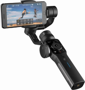 Zhiyun-Tech Professional 3-Axis Handheld Gimbal Stabilizer for Smartphones & GoPro with Focus and Zoom - Black
