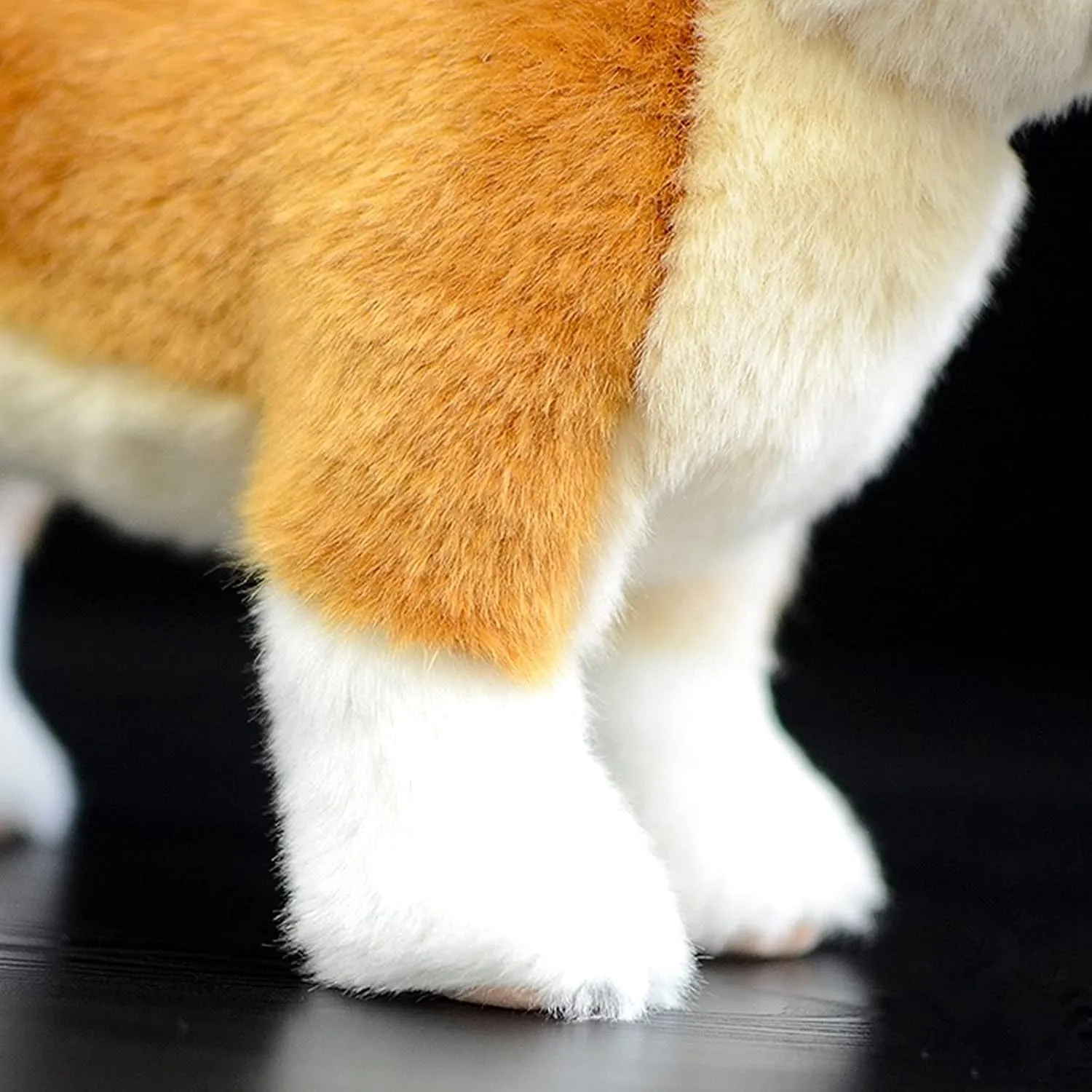 ZHONGXIN MADE Simulation Brown Shiba Inu Plush Toy - 12" Standing Shiba Inu Pet Stuffed Animal, Cute Dog Puppy Toy, Gift for Kids Birthday, Christmas, Halloween, Home Decor